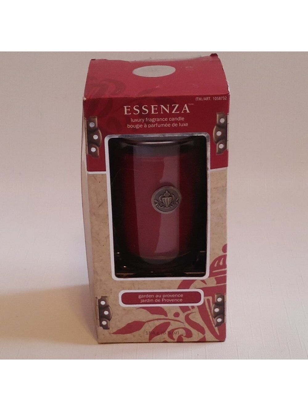 BEAUTIFUL ESSENZA Luxury Fragrance Candle Garden au Provence 184g Jar Candle 6.5